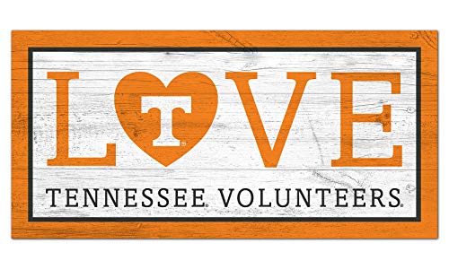 Fan Creations NCAA Tennessee Volunteers Unisex University of Tennessee Love Sign, Team Color, 6 x 12 - 757 Sports Collectibles