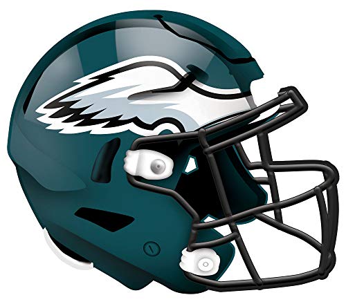 Fan Creations NFL Philadelphia Eagles Unisex Philadelphia Eagles Authentic Helmet, Team Color, 12 inch - 757 Sports Collectibles
