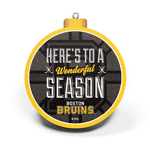 YouTheFan NHL Boston Bruins 3D Logo Series Ornament - 757 Sports Collectibles