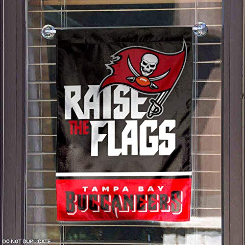 WinCraft Tampa Bay Buccaneers Raise The Flags Yard Garden Banner Flag - 757 Sports Collectibles