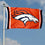 WinCraft Denver Broncos Orange Flag - 757 Sports Collectibles