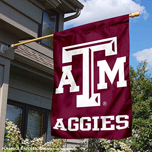 College Flags & Banners Co. Texas A&M Aggies Banner House Flag - 757 Sports Collectibles