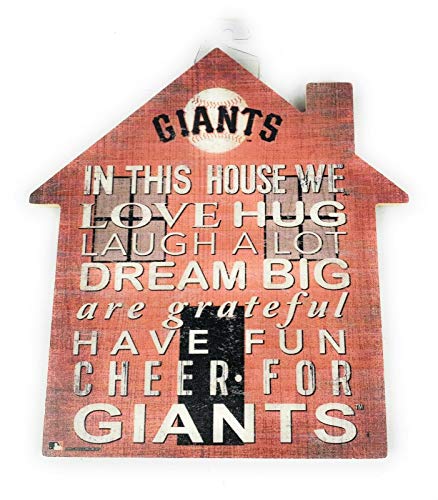 Fan Creations MLB San Francisco Giants Unisex San Francisco Giants House Sign, Team Color, 12 inch (M0880-Giants) - 757 Sports Collectibles