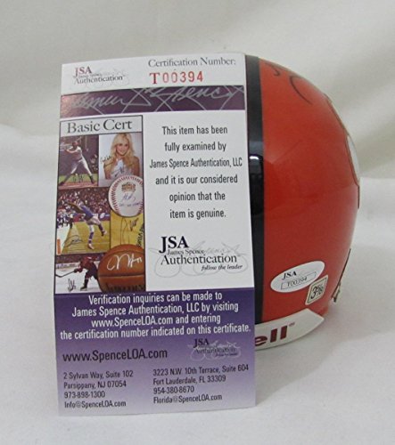 Terry Allen Clemson Tigers Signed Riddell Mini Helmet JSA 136435 - 757 Sports Collectibles