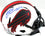 AJ Epenesa Autographed Buffalo Bills Lunar Speed Mini Helmet-Beckett W Hologram Blue - 757 Sports Collectibles