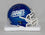 Brad Wing Autographed New York Giants Color Rush Mini Helmet Silver- JSA W Auth
