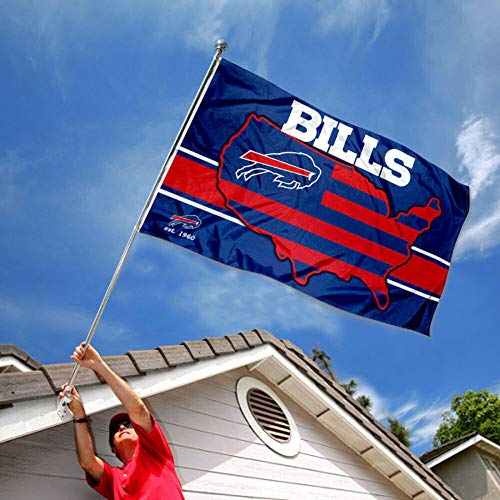 WinCraft Buffalo Bills Nation USA American Country 3x5 Flag - 757 Sports Collectibles