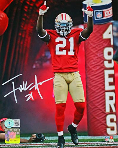 Frank Gore Signed San Francisco 49ers Intro 8x10 Photo-Beckett W Hologram Black - 757 Sports Collectibles