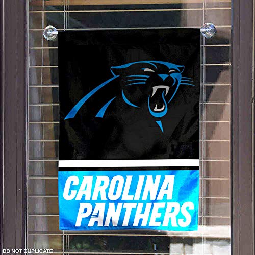 WinCraft Carolina Panthers Double Sided Garden Flag - 757 Sports Collectibles
