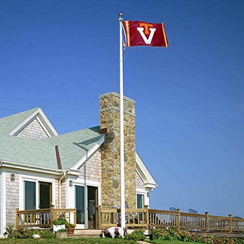 College Flags & Banners Co. Virginia Tech Hokies Vintage Retro Throwback 3x5 Banner Flag - 757 Sports Collectibles
