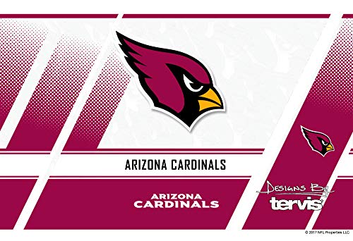 Tervis Triple Walled NFL Arizona Cardinals Insulated Tumbler Cup Keeps Drinks Cold & Hot, 20oz - Stainless Steel, Edge - 757 Sports Collectibles