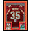 Framed Autographed/Signed Christian Okoye 33x42 Kansas City Chiefs Red Football Jersey JSA COA
