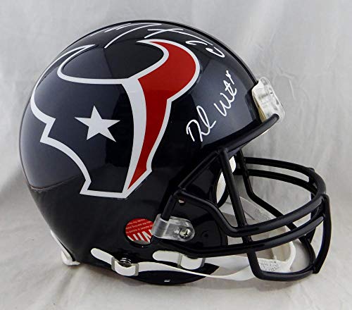 Deshaun Watson DeAndre Hopkins Autographed Houston Texans F/S Proline Helmet - JSA W Auth White