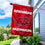 Arkansas Razorbacks Double Sided House Flag with Flag Pole Set - 757 Sports Collectibles