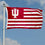 College Flags & Banners Co. Indiana Hoosiers Stars and Stripes Nation Flag - 757 Sports Collectibles