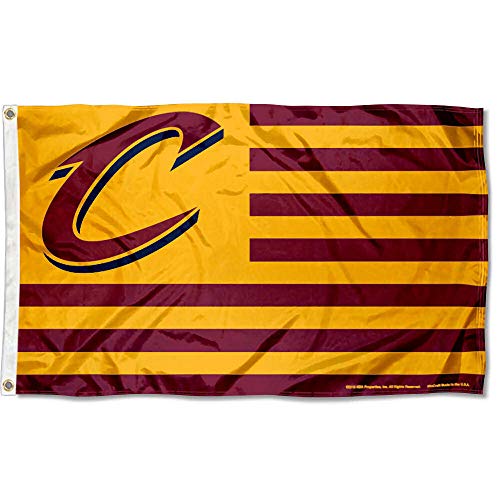 WinCraft Cleveland Cavaliers Americana Stripes Nation 3x5 Flag - 757 Sports Collectibles