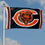 WinCraft Chicago Bears Logos Flag and Banner - 757 Sports Collectibles