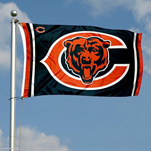 WinCraft Chicago Bears Logos Flag and Banner - 757 Sports Collectibles