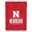 NORTHWEST NCAA Nebraska Cornhuskers Comforter and Sham Set, Twin, Modern Take - 757 Sports Collectibles