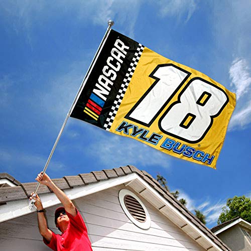 WinCraft Kyle Busch 3x5 Foot Banner Flag - 757 Sports Collectibles