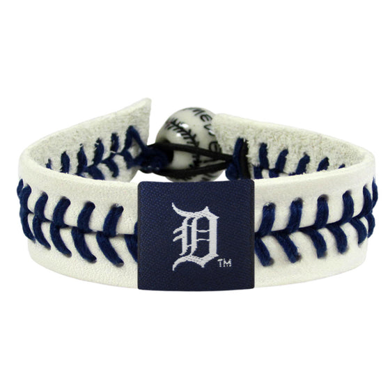 Detroit Tigers Bracelet Genuine Baseball CO - 757 Sports Collectibles