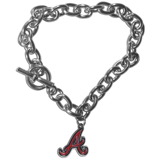 Atlanta Braves Bracelet Chain Link Style CO - 757 Sports Collectibles