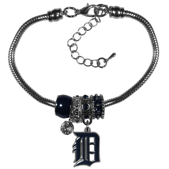 Detroit Tigers Bracelet Euro Bead Style CO - 757 Sports Collectibles