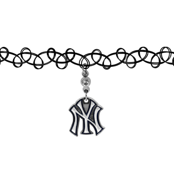 New York Yankees Necklace Knotted Choker CO - 757 Sports Collectibles