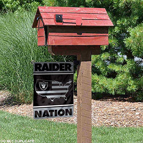 WinCraft Las Vegas Raiders Raider Nation Double Sided Garden Flag - 757 Sports Collectibles