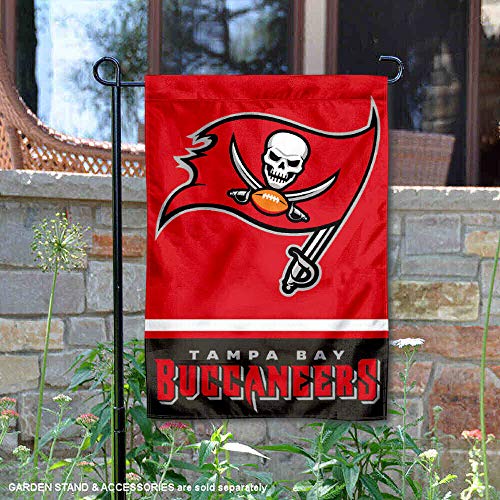 WinCraft Tampa Bay Buccaneers Double Sided Garden Flag - 757 Sports Collectibles