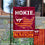 Virginia Tech Hokies Garden Flag with USA Stars and Stripes - 757 Sports Collectibles