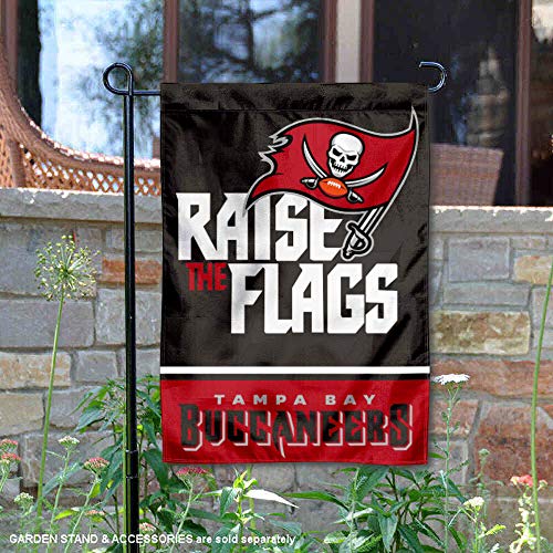 WinCraft Tampa Bay Buccaneers Raise The Flags Yard Garden Banner Flag - 757 Sports Collectibles