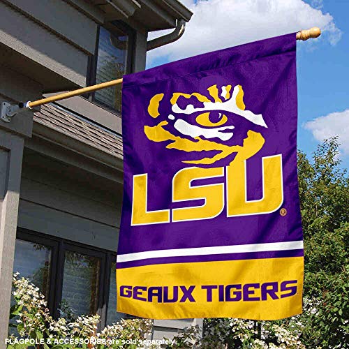 Louisiana State LSU Tigers Eye Logo House Flag Banner - 757 Sports Collectibles