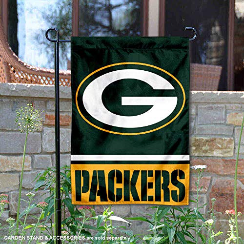 WinCraft Green Bay Packers Double Sided Garden Flag - 757 Sports Collectibles