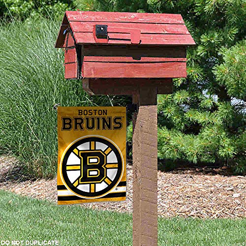 WinCraft Boston Bruins Gold Double Sided Garden Banner Flag - 757 Sports Collectibles