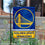 WinCraft Golden State Warriors Double Sided Garden Flag - 757 Sports Collectibles