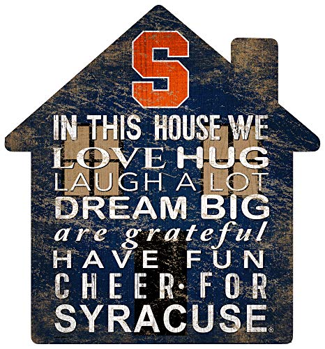 Fan Creations NCAA Syracuse Orange Unisex Syracuse House Sign, Team Color, 12 inch - 757 Sports Collectibles