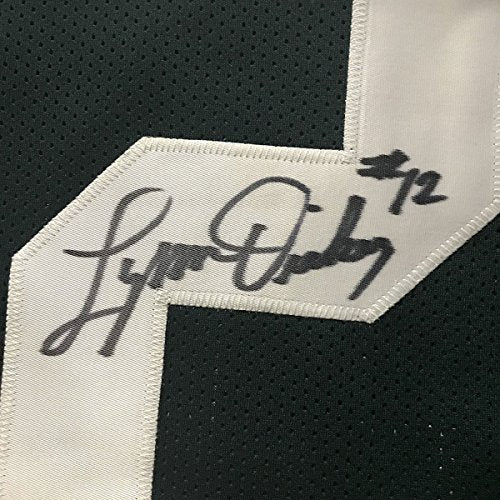 Framed Autographed/Signed Lynn Dickey 33x42 Green Bay Packers Green Football Jersey JSA COA - 757 Sports Collectibles