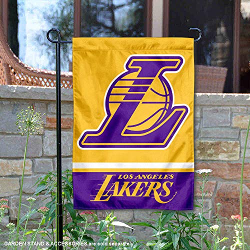 WinCraft Los Angeles Lakers Double Sided Garden Flag - 757 Sports Collectibles