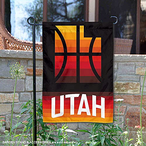 WinCraft Utah Jazz City Edition Double Sided Garden Flag - 757 Sports Collectibles