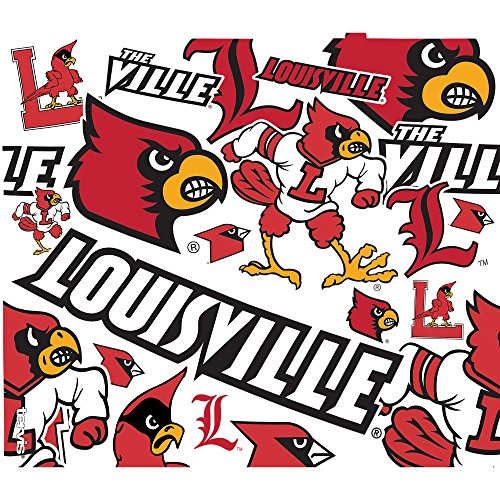 Tervis NCAA Louisville Cardinals All Over Water Bottle, 24 oz, Clear - 757 Sports Collectibles