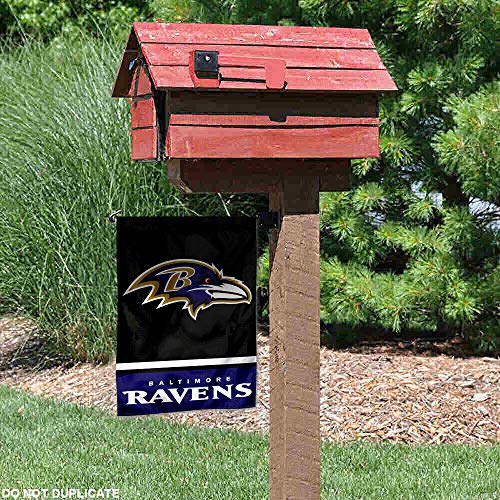 WinCraft Baltimore Ravens Double Sided Garden Flag - 757 Sports Collectibles