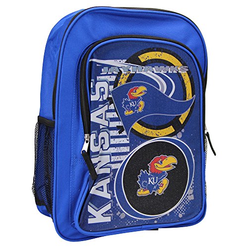 NORTHWEST NCAA Kansas Jayhawks "Accelerator" Backpack, 16" x 5.5" x 12", Accelerator - 757 Sports Collectibles