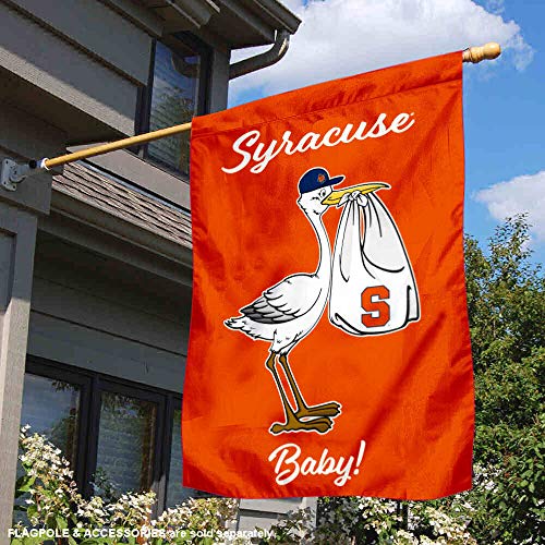 College Flags & Banners Co. Syracuse Orange New Baby Gift Banner Flag - 757 Sports Collectibles