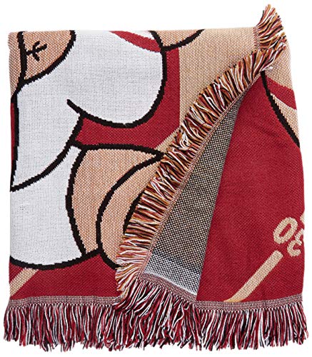 NORTHWEST NCAA Washington Huskies Woven Jacquard Tapestry Throw Blanket, 36" x 46", Fullback/Half Court - 757 Sports Collectibles