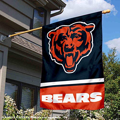 WinCraft Chicago Bears Two Sided House Flag - 757 Sports Collectibles