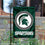 College Flags & Banners Co. Michigan State Spartans Shield Garden Flag - 757 Sports Collectibles