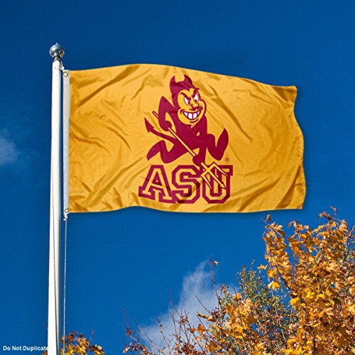 ASU Arizona State Sun Devils University Large College Flag - 757 Sports Collectibles