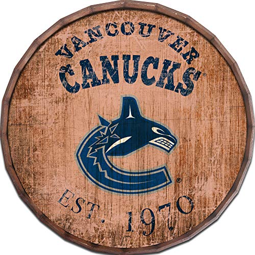 Fan Creations NHL Washington Capitals Unisex Vancouver Canucks Established Date 16" Barrel Top, Team Color, 16" - 757 Sports Collectibles