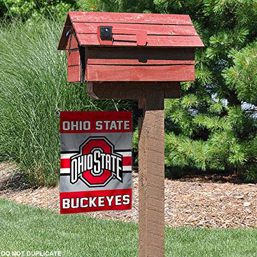 College Flags & Banners Co. Ohio State Buckeyes Garden Flag - 757 Sports Collectibles